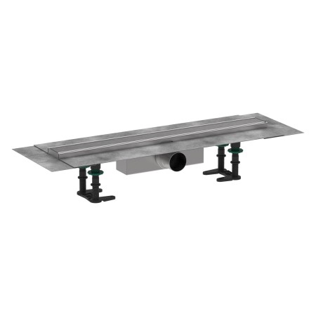 Ensemble complet de caniveau de douche hansgrohe RainDrain Compact 60 cm pour installation standard