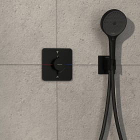 Thermostat de confort hansgrohe ShowerSelect Comfort Q UP pour 2 consommateurs avec combinaison de sécurité intégrée