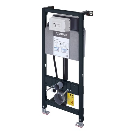 Duravit DuraSystem WC-Element, Hygienespülung integriert, pulverbeschichtet