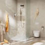 Astina doccia hansgrohe Unica S Puro 90 cm con supporto doccia Easy Slide e flessibile doccia 160 cm - vista dettagliata