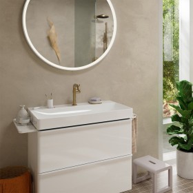 Robinet de lavabo monocommande hansgrohe Tecturis S 150 Fine CoolStart économie d'eau+ sans vidage