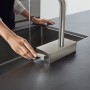 Miscelatore monocomando per lavello hansgrohe Aquno Select M81 250, beccuccio estraibile, 2 getti, sBox - vista dettagliata