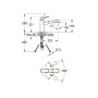 Rubinetto monocomando GROHE Eurodisc C con doccetta estraibile - vista dettagliata