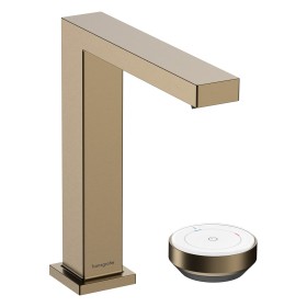 Rubinetto per lavabo hansgrohe Tecturis E a 2 fori 150 CoolStart risparmio idrico+ con tappo di scarico