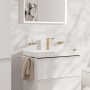 Rubinetto per lavabo hansgrohe Tecturis E a 2 fori 150 CoolStart risparmio idrico+ con tappo di scarico - vista dettagliata