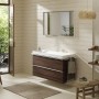 Lavabo hansgrohe Xelu Q 120 x 48 cm grezzo, con 1 foro per rubinetto - vista dettagliata