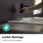 Miscelatore monocomando per lavabo hansgrohe Vernis Blend 100 CoolStart, con scarico a pressione - immagine prodotto
