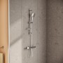 VitrA Origin Einhebel-Wannenfüll- und Brausearmatur, Aufputz - Detailansicht