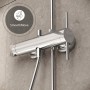 VitrA Origin Einhebel-Wannenfüll- und Brausearmatur, Aufputz - technische Ansicht