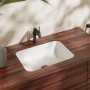 Lavabo sottopiano hansgrohe Xuniva Q 45x35 cm, con troppopieno, con SmartClean