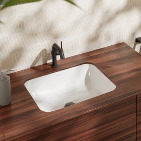 Lavabo sottopiano hansgrohe Xuniva Q 45x35 cm, con troppopieno, con SmartClean