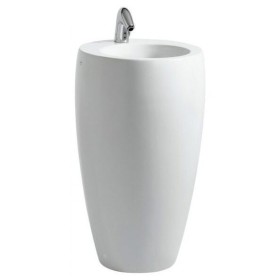 Lavabo sur colonne LAUFEN Alessi 53 cm avec trou pour robinet