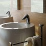Lavabo sur colonne LAUFEN Alessi 53 cm avec trou pour robinet - vue technique