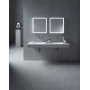 Lavabo encastré Duravit Starck 3 49 cm sans trou de robinet - vue technique