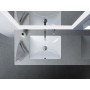 Lavabo encastrable Duravit Starck 3 49 cm sans trou de robinet - vue détaillée