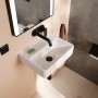 Lavabo hansgrohe Xanuia Q 450/340 senza foro per rubinetto e troppo pieno