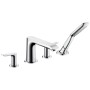 hansgrohe Metris 4-Loch-Wannenrandarmatur, DN15