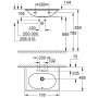 GROHE Essence Vasque 70 cm - photo produit