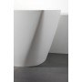 Baignoire Duravit DuraSquare en version murale 180 x 80 cm - vue détaillée