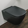 LAUFEN MEDA WC sospeso, con scarico a pavimento silenzioso senza bordo - vista tecnica
