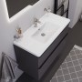 Lavabo meuble Duravit D-Neo 100,5 cm, avec 1 trou de robinet et trop-plein