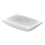 Vasque à poser Duravit Viu 60 cm sans trou de robinet, sans trop-plein - vue détaillée