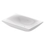 Vasque sur plan Duravit Viu 60 cm sans trou de robinet, sans trop-plein - vue détaillée