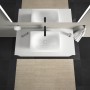 Vasque sur plan Duravit Viu 60 cm sans trou de robinet, sans trop-plein - photo produit