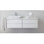 Vasque sur plan Duravit Viu 60 cm sans trou de robinet, sans trop-plein - photo produit
