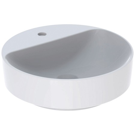 Lavabo surélevé Geberit VariForm, rond, avec plage de robinetterie