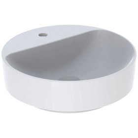 Lavabo surélevé Geberit VariForm, rond, avec plage de robinetterie