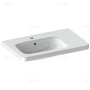 Lavabo meuble Duravit DuraStyle 80 cm asymétrique, vasque à gauche avec 1 trou de robinet