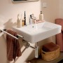 hansgrohe Mélange Vernis Miscelatore Lavabo 100 CoolStart, con scarico Push-Open - vista tecnica