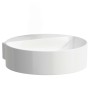 Lavabo à main LAUFEN Val 40 x 42,5 cm sans trou de robinet, sans trop-plein