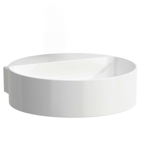 Lavabo à main LAUFEN Val 40 x 42,5 cm sans trou de robinet, sans trop-plein