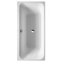Baignoire Duravit Happy D.2 rectangle 180 x 80 cm, avec deux dossiers inclinés
