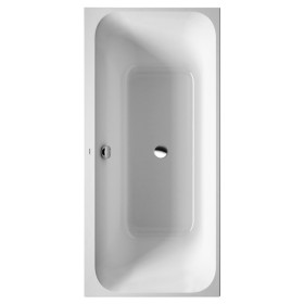 Baignoire Duravit Happy D.2 rectangle 180 x 80 cm, avec deux dossiers inclinés