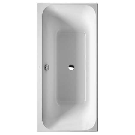 Baignoire Duravit Happy D.2 rectangle 180 x 80 cm, avec deux dossiers inclinés