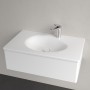 Villeroy & Boch Antao Schrankwaschtisch 80 x 50 cm, ohne Überlauf, mit 1 Hahnloch - Produktansicht