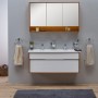 VitrA Integra Doppelmöbelwaschtisch 120 cm, mit Überlaufloch, 2 Hahnlöcher - Detailansicht