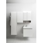 Lavabo Geberit Acanto avec trop-plein caché 60 x 48,2 cm - vue technique