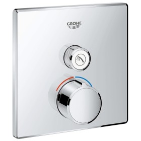 Ensemble de finition mitigeur encastré GROHE SmartControl avec une vanne d'arrêt, version carrée