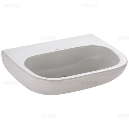 Lavabo Duravit D-Code Med 60 cm senza foro miscelatore