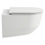 WC sospeso senza bordo LAUFEN PRO con sedile slim - vista dettagliata