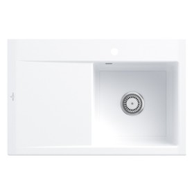 Villeroy & Boch Subway Style 45 Einbauspüle, Ablaufgarnitur mit Excenterbetätigung, Becken rechts