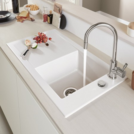 Villeroy & Boch Timeline 50 Einbauspüle, Ablaufgarnitur mit Excenterbetätigung, reversibel