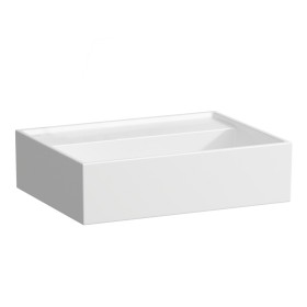 Vasque à main LAUFEN Kartell 45 x 34 cm, sans trou de robinet, sans trop-plein
