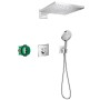 Système de douche hansgrohe Raindance E 300, 1 jet avec ShowerSelect Square