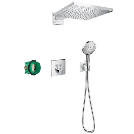 Système de douche hansgrohe Raindance E 300, 1 jet avec ShowerSelect Square