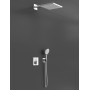 Système de douche hansgrohe Raindance E 300, 1 jet avec ShowerSelect Square - vue détaillée